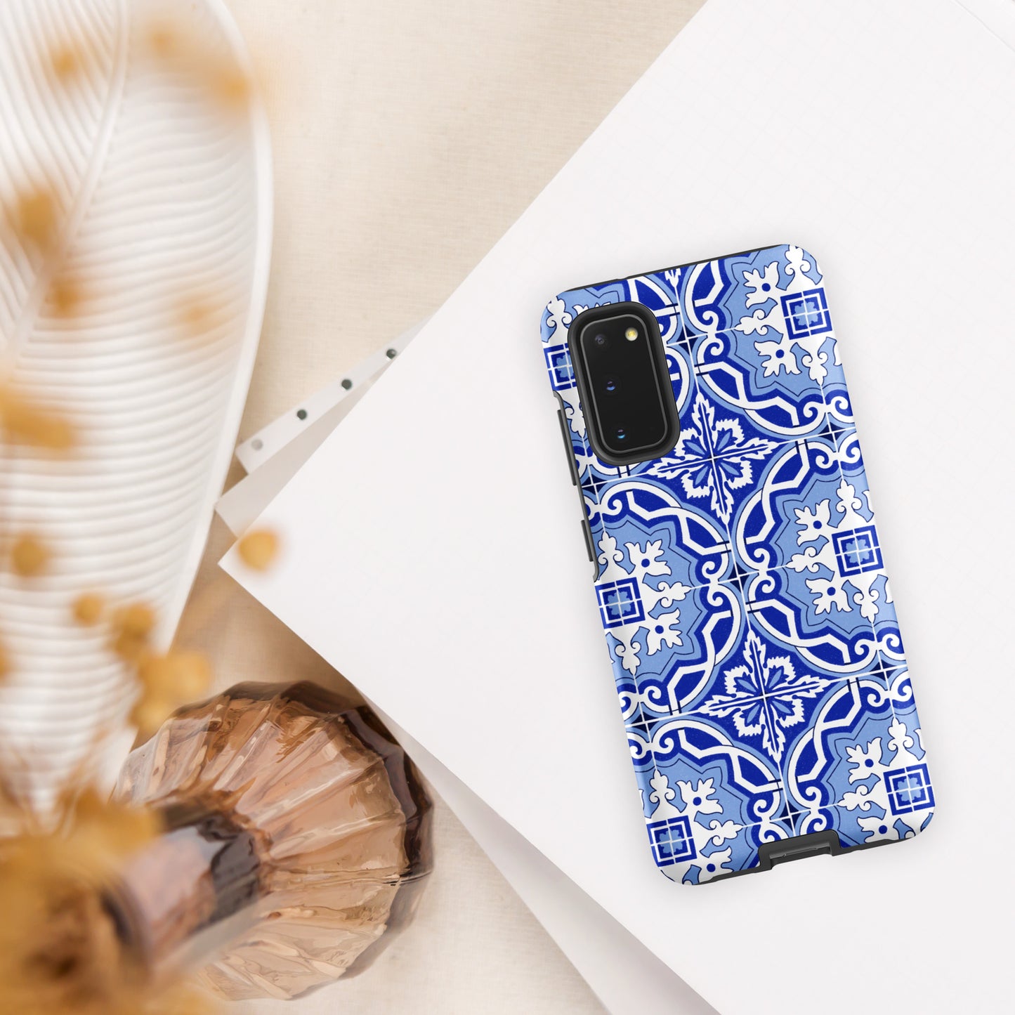 Coque Samsung rigide double protection « Azulejos de Porto »