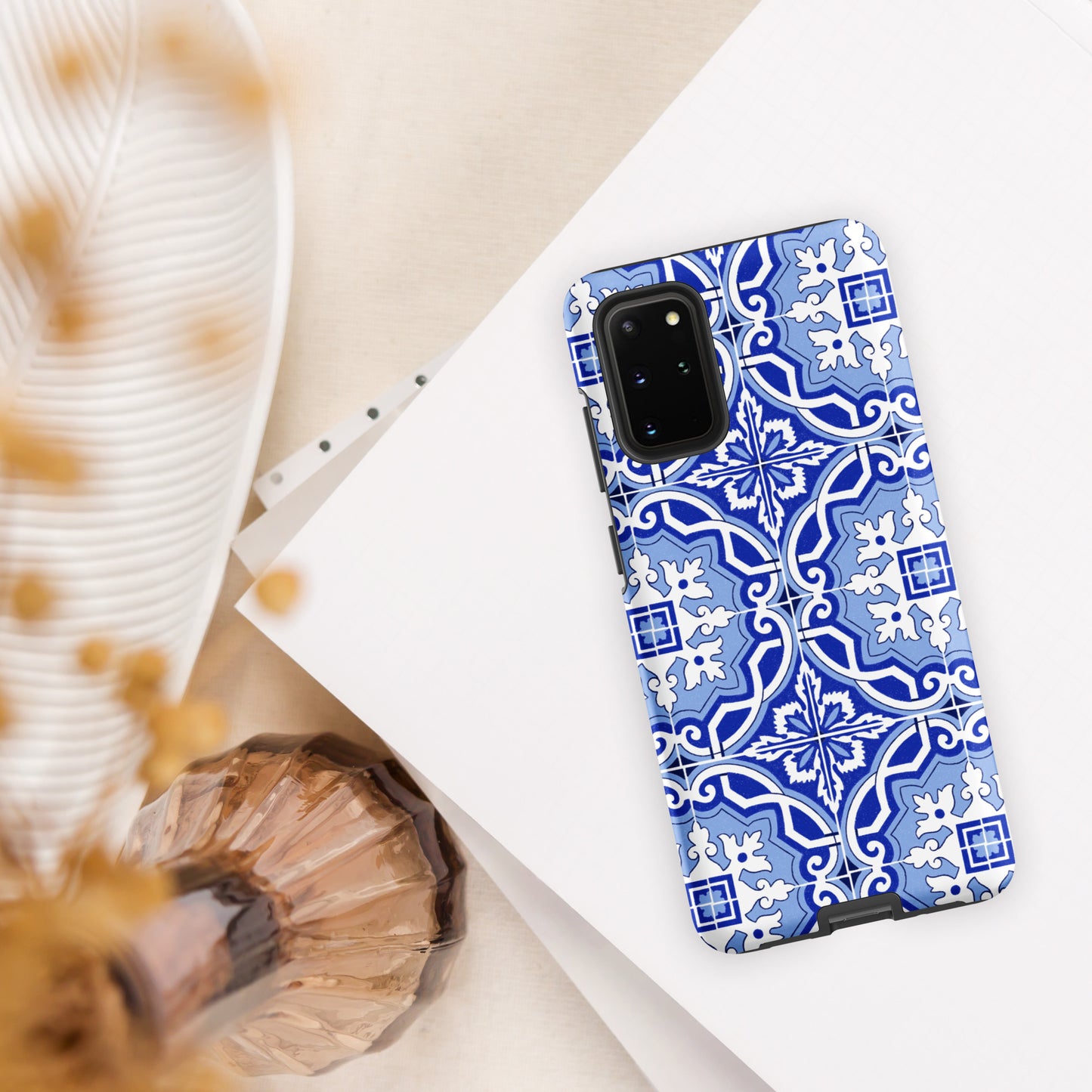 Coque Samsung rigide double protection « Azulejos de Porto »