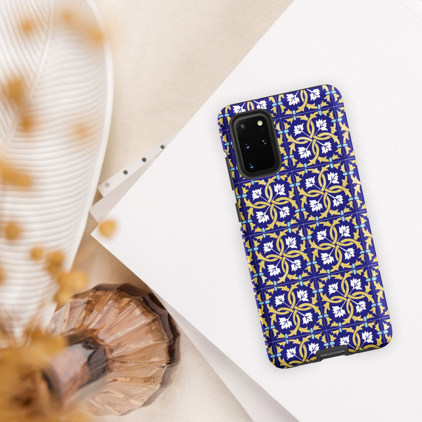 Coque Samsung rigide double protection « Azulejos de Leiria »