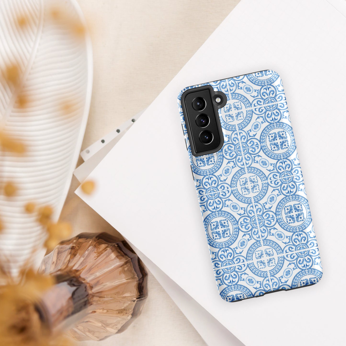 Coque Samsung rigide double protection « Azulejos de Figueira da Foz »