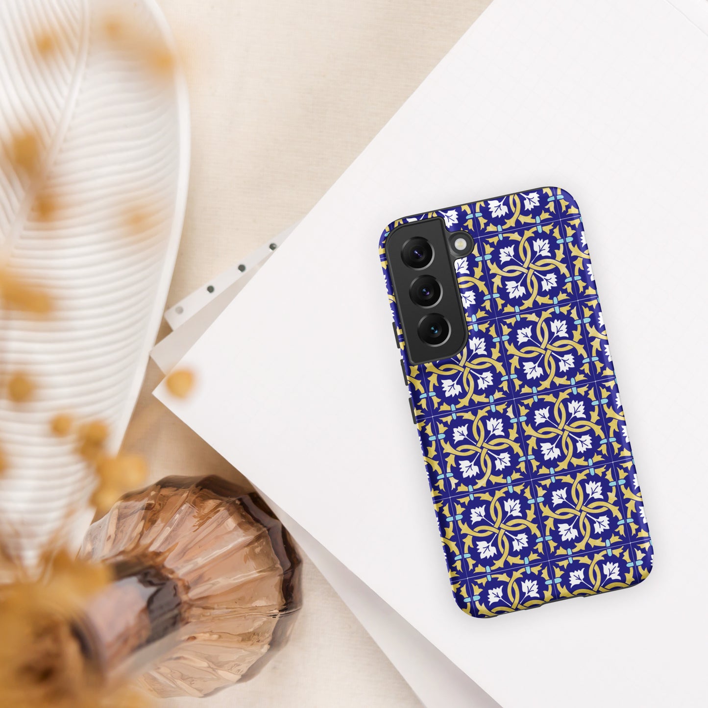 Coque Samsung rigide double protection « Azulejos de Leiria »