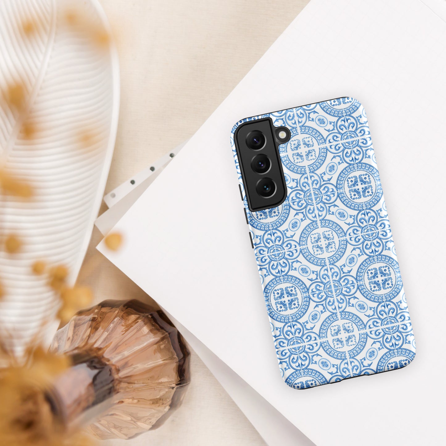 Coque Samsung rigide double protection « Azulejos de Figueira da Foz »