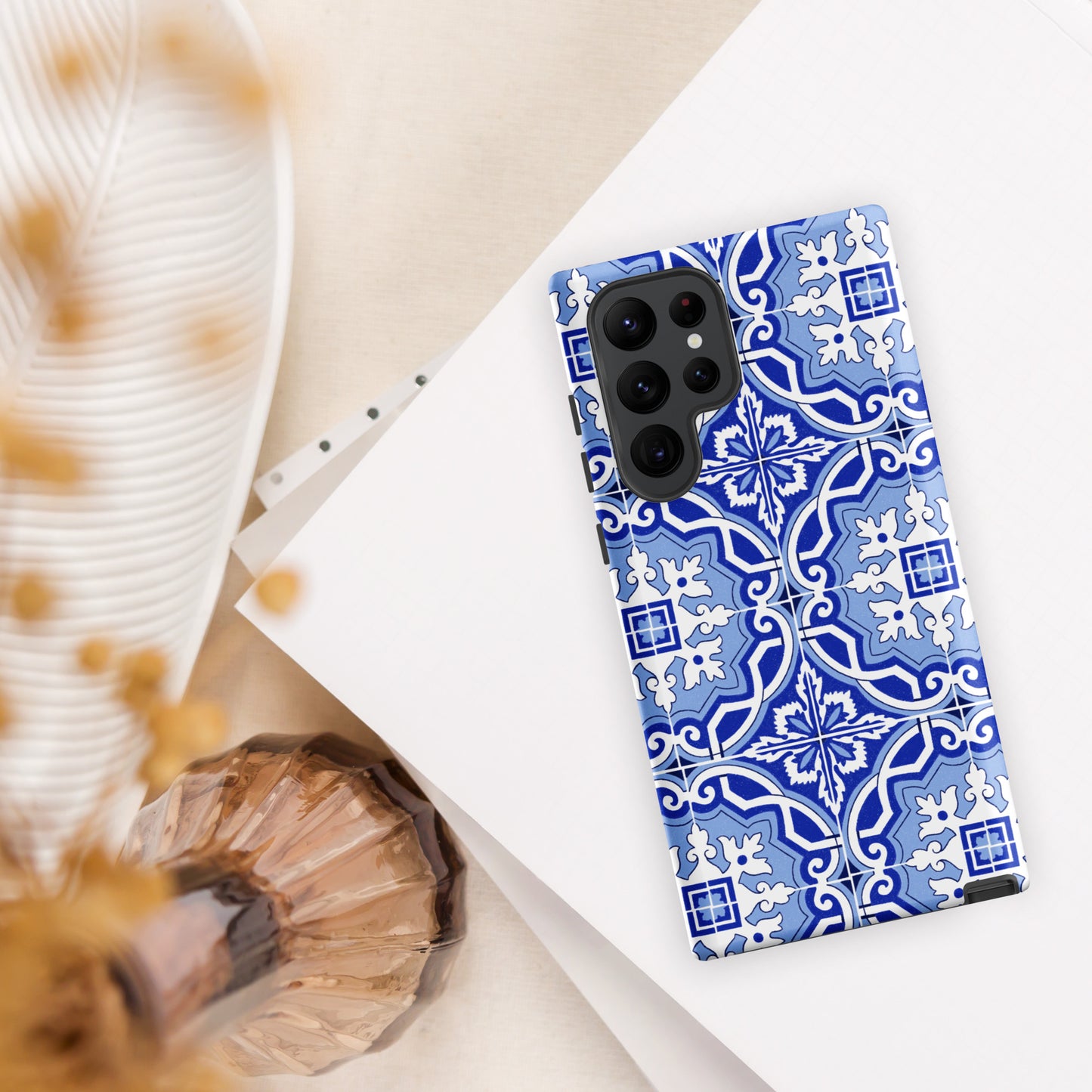 Coque Samsung rigide double protection « Azulejos de Porto »