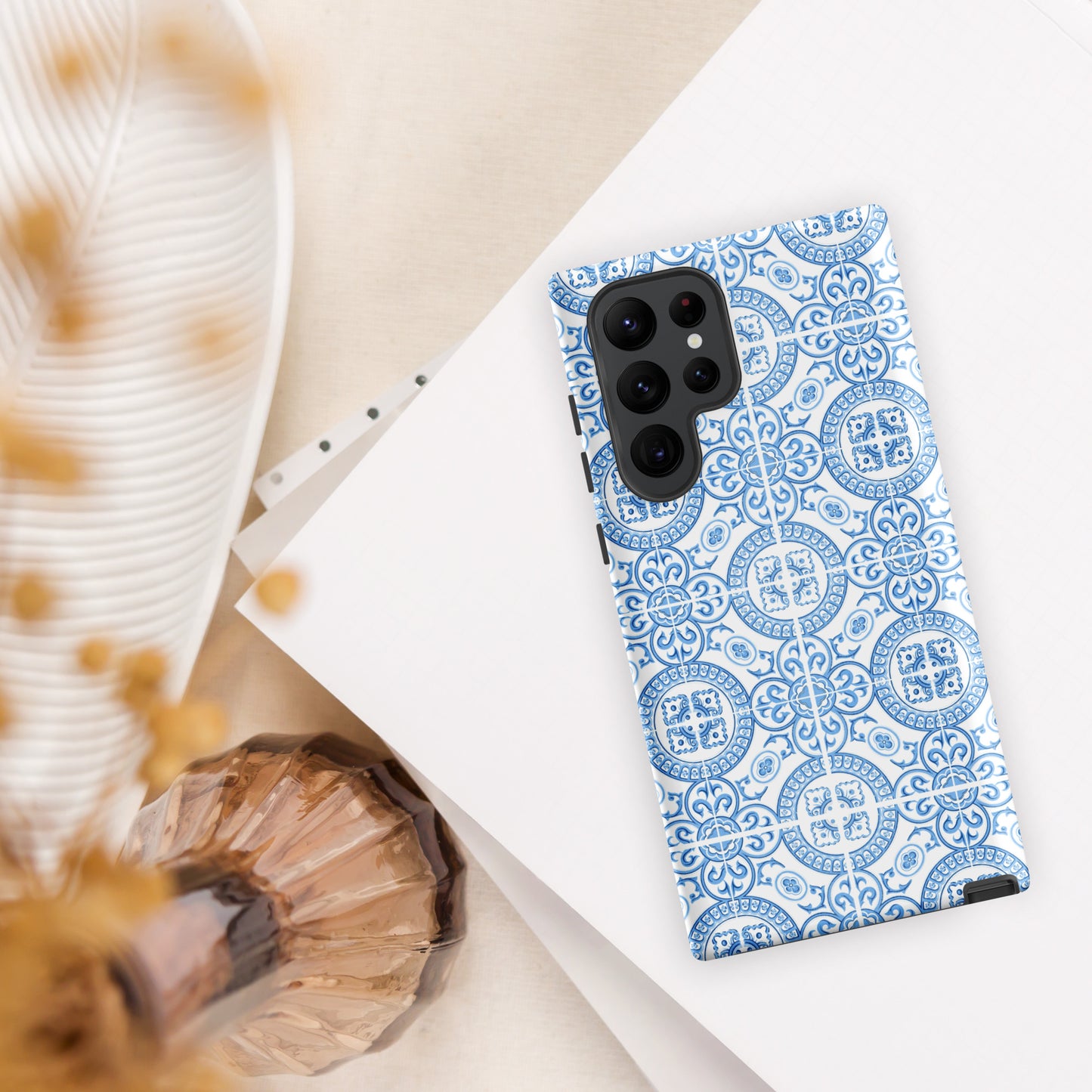 Coque Samsung rigide double protection « Azulejos de Figueira da Foz »
