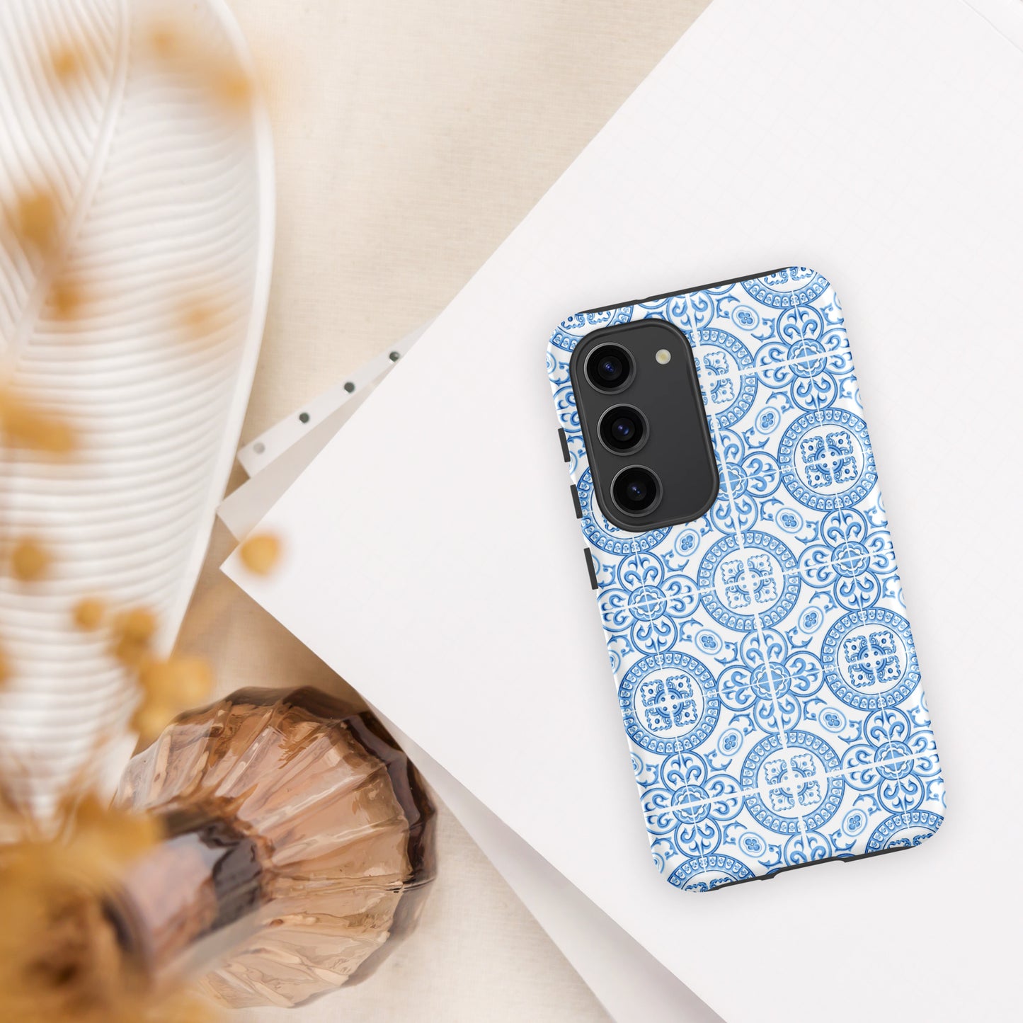 Coque Samsung rigide double protection « Azulejos de Figueira da Foz »