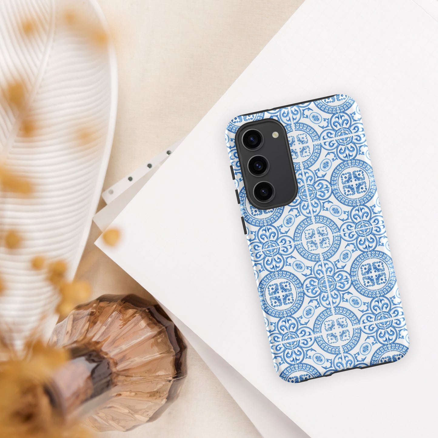 Coque Samsung rigide double protection « Azulejos de Figueira da Foz »