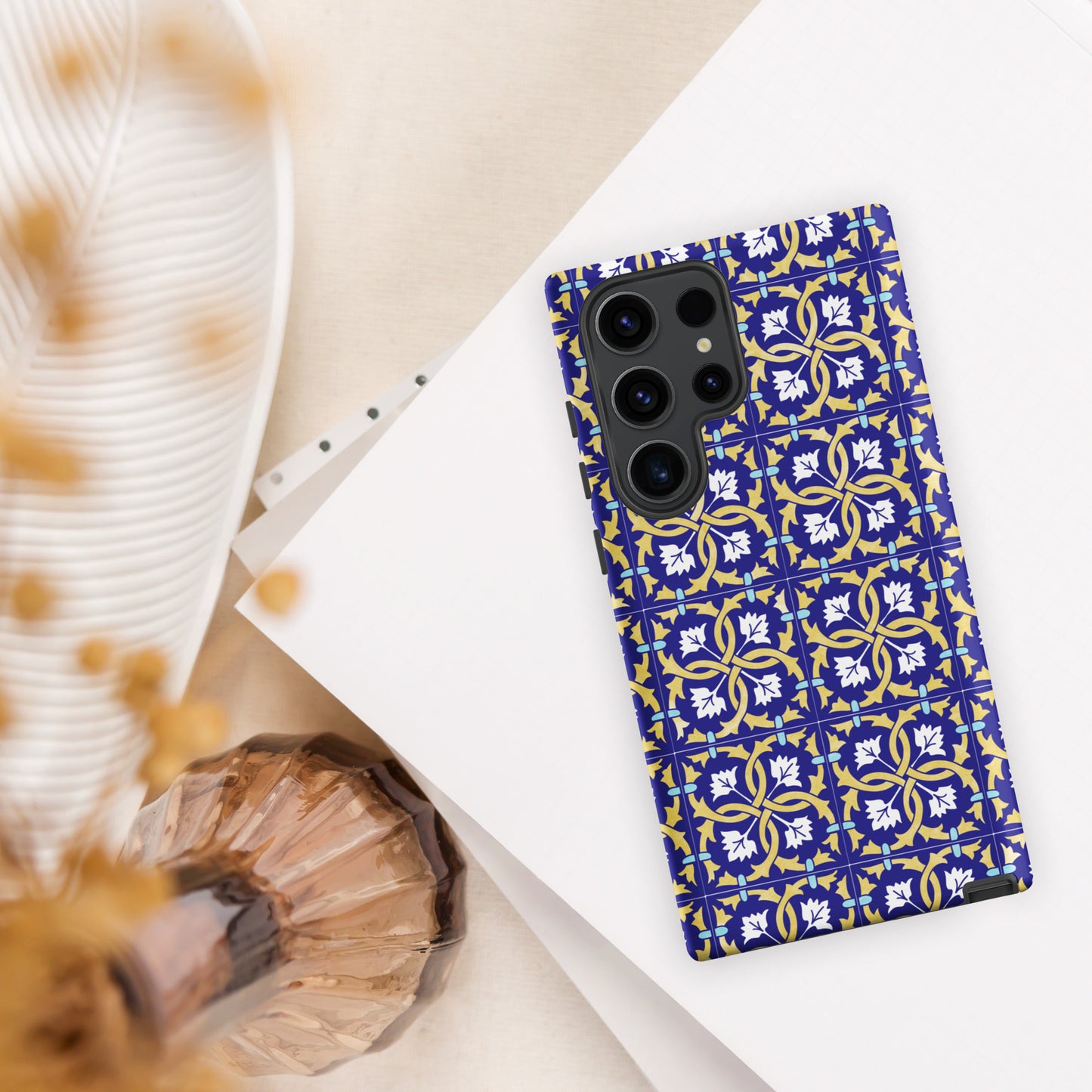 Coque Samsung rigide double protection « Azulejos de Leiria »