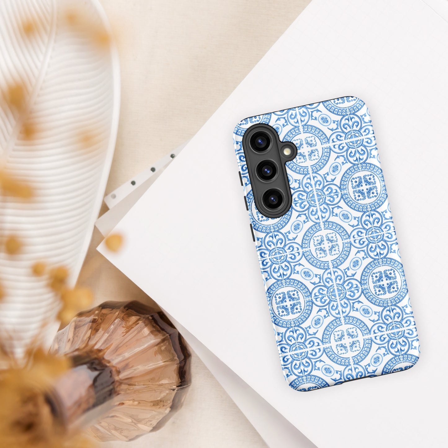 Coque Samsung rigide double protection « Azulejos de Figueira da Foz »