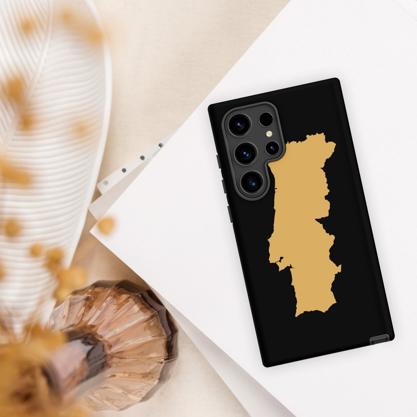 Coque Samsung rigide double protection « Carte du Portugal »