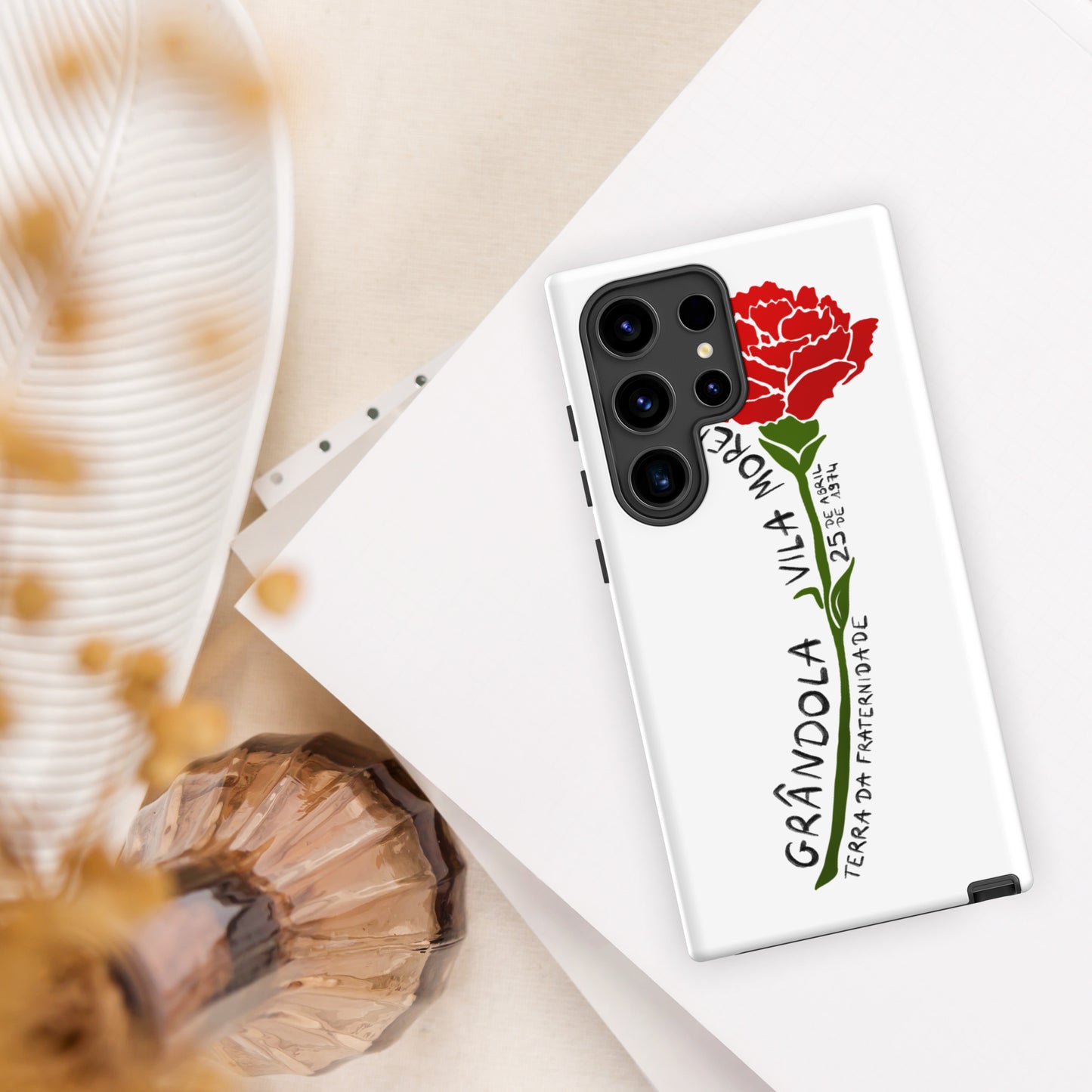 Coque Samsung rigide double protection « 25 de abril »