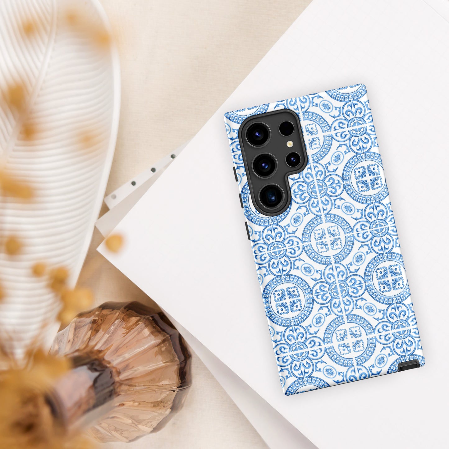 Coque Samsung rigide double protection « Azulejos de Figueira da Foz »