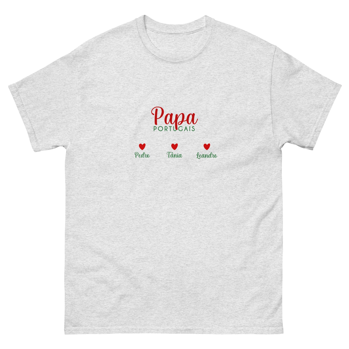 T-shirt “Pai Português” personalizável