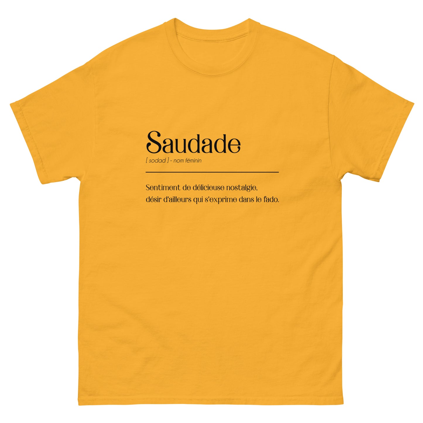 Camiseta “Saudade Definição”