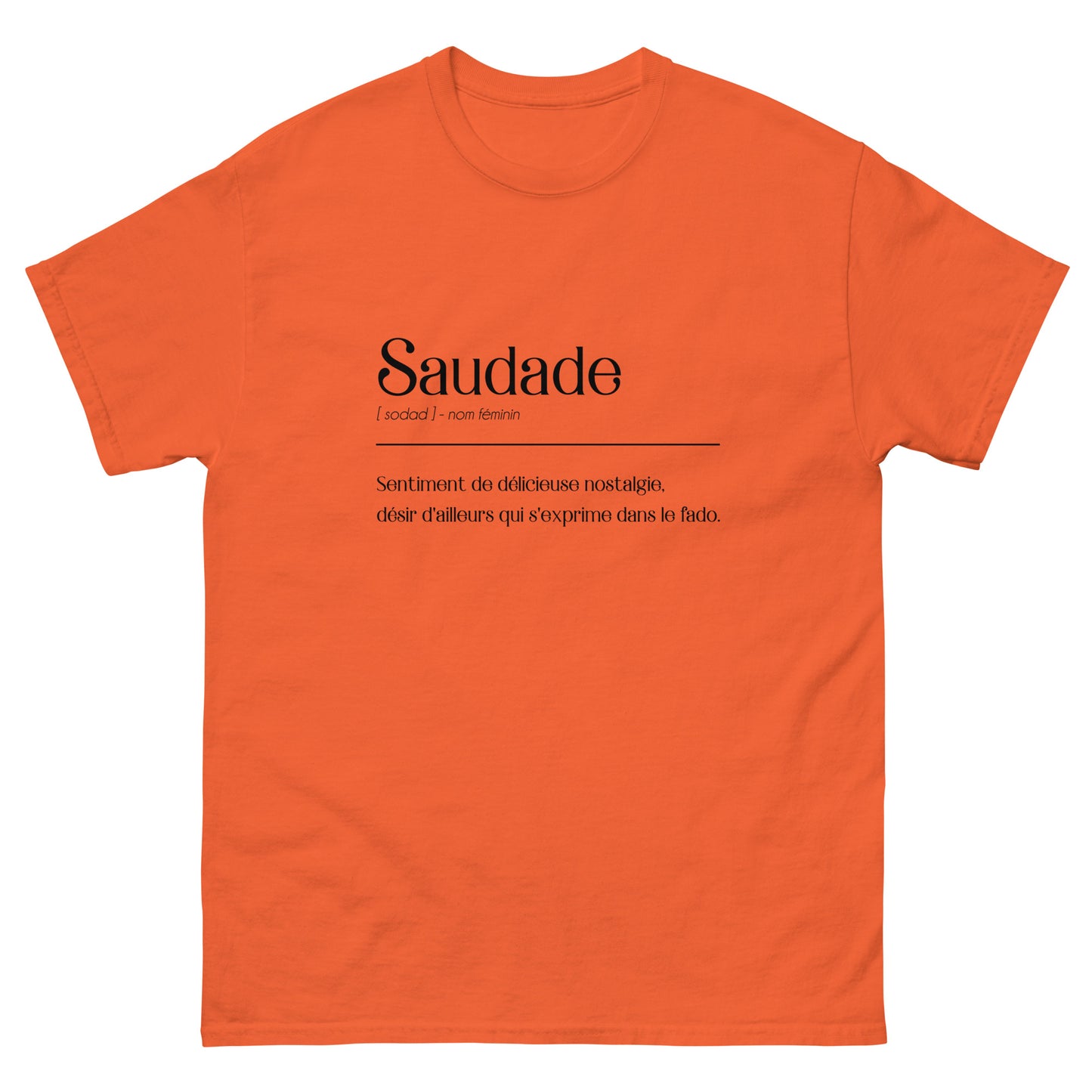 Camiseta “Saudade Definição”