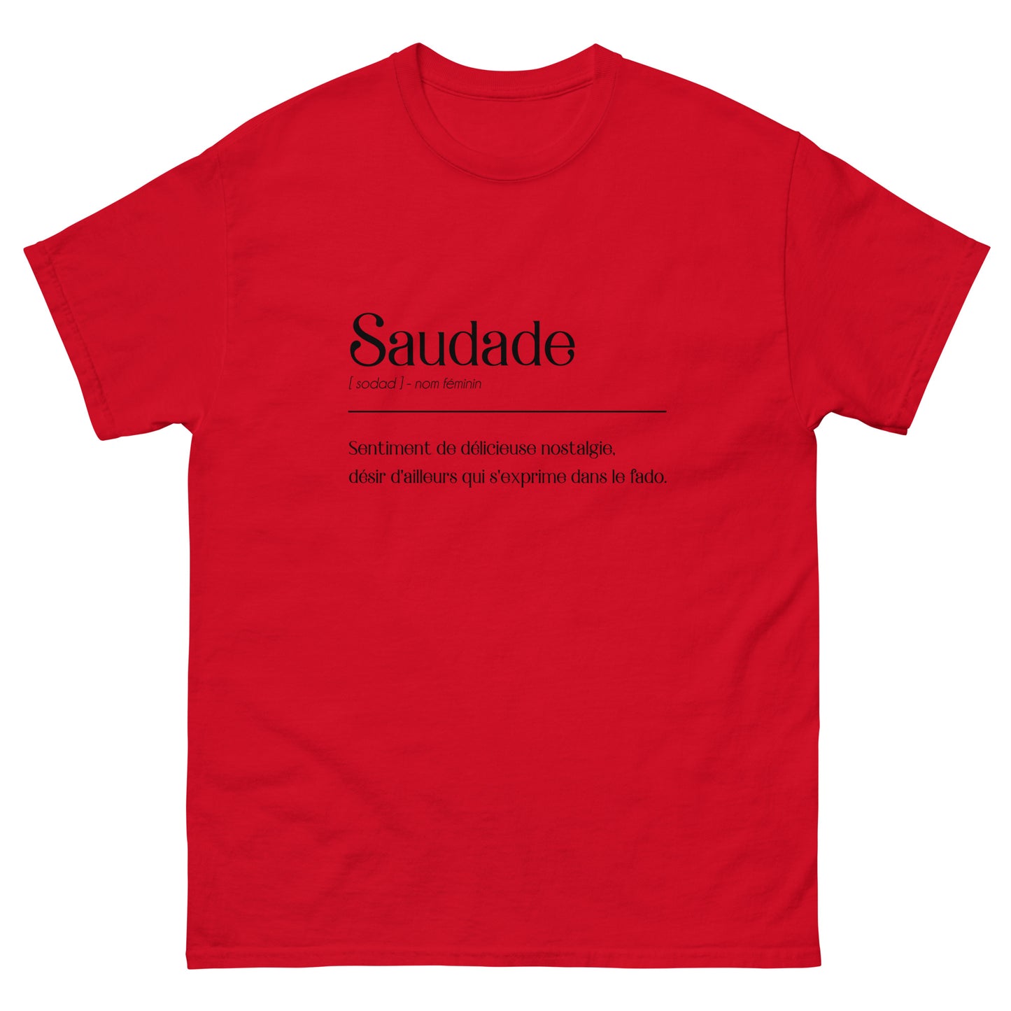 Camiseta “Saudade Definição”
