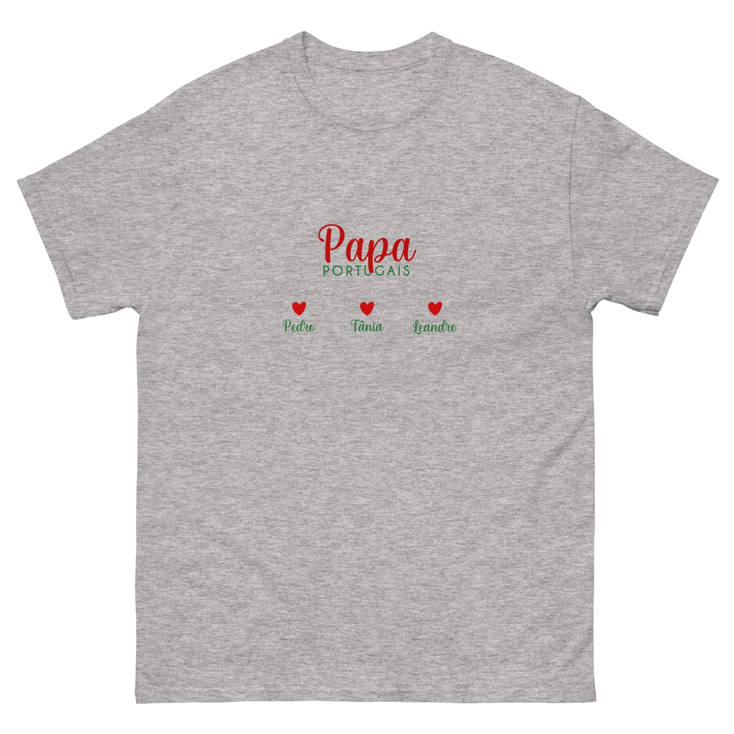 T-shirt “Pai Português” personalizável