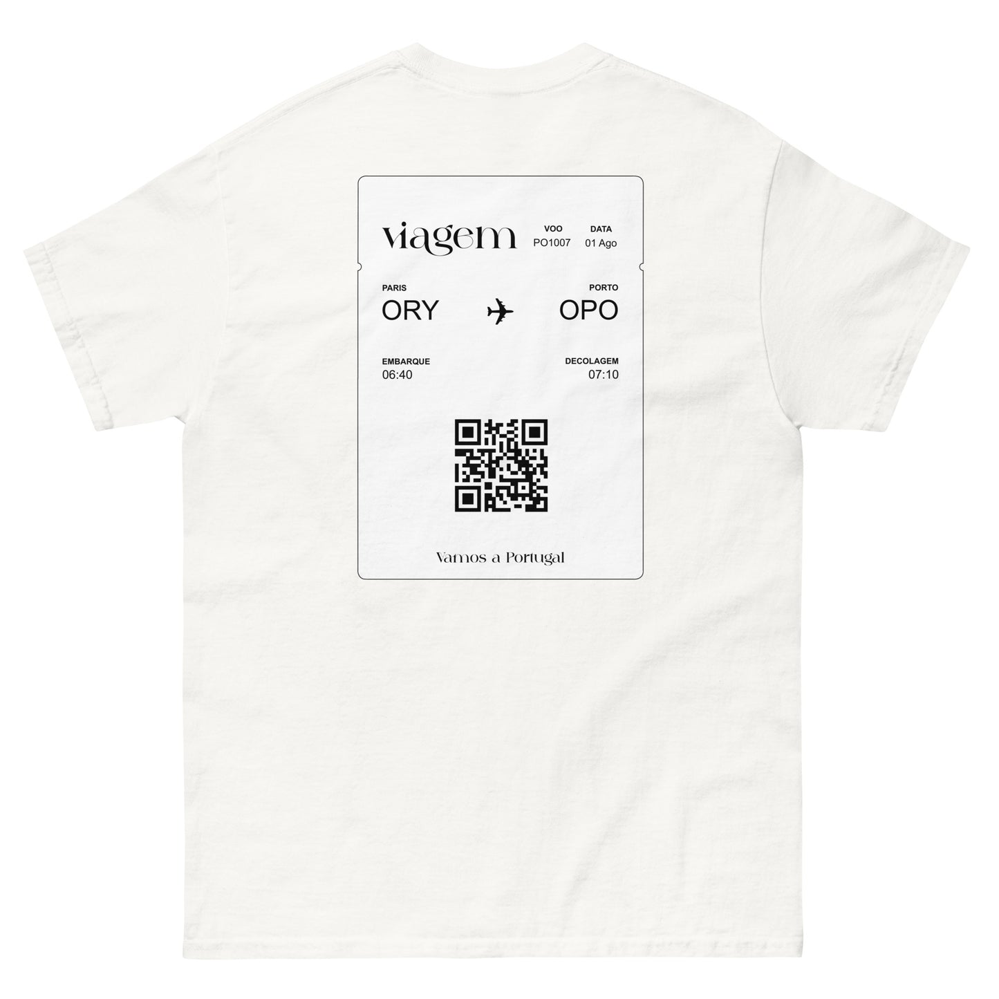 T-shirt « Paris - Porto » personnalisable