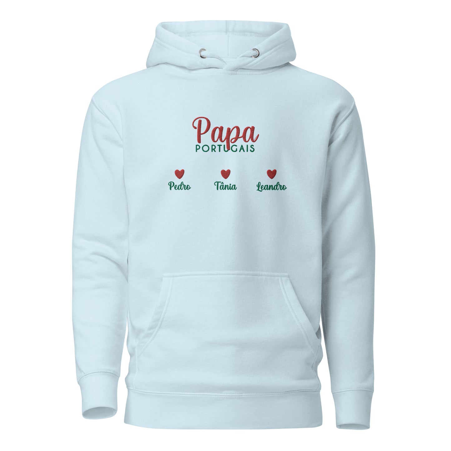 Capuz bordado “Portuguese Dad” personalizável