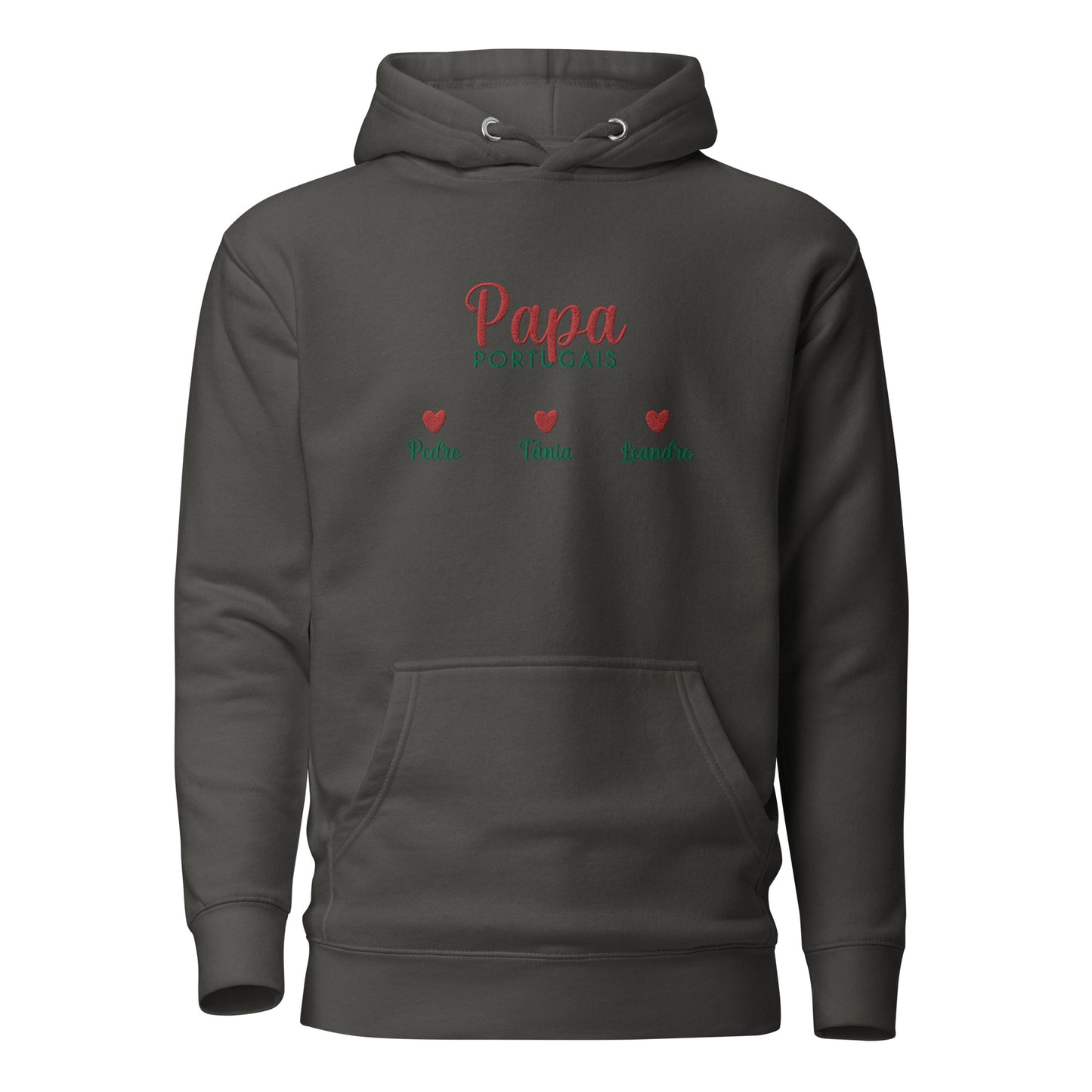 Capuz bordado “Portuguese Dad” personalizável
