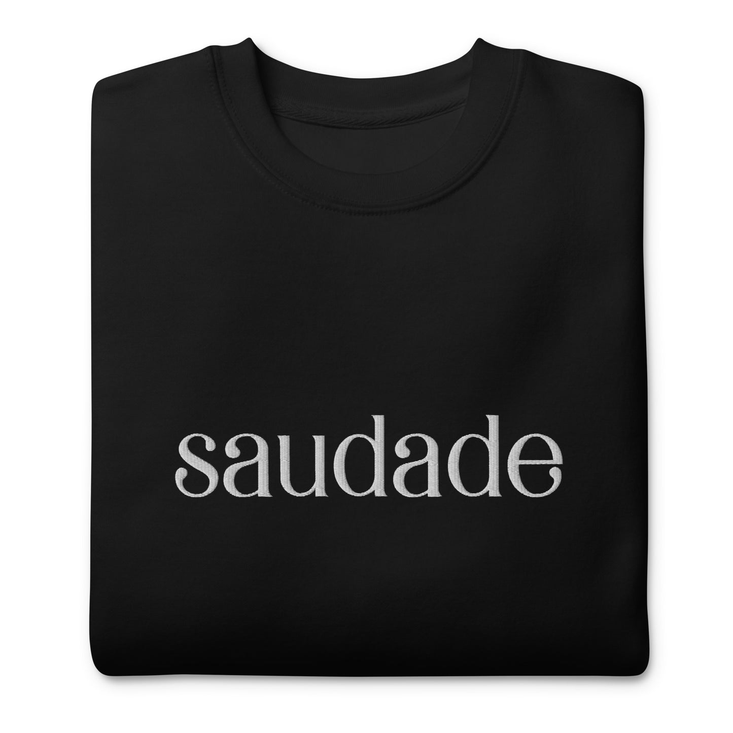 Sweat brodé "Saudade"