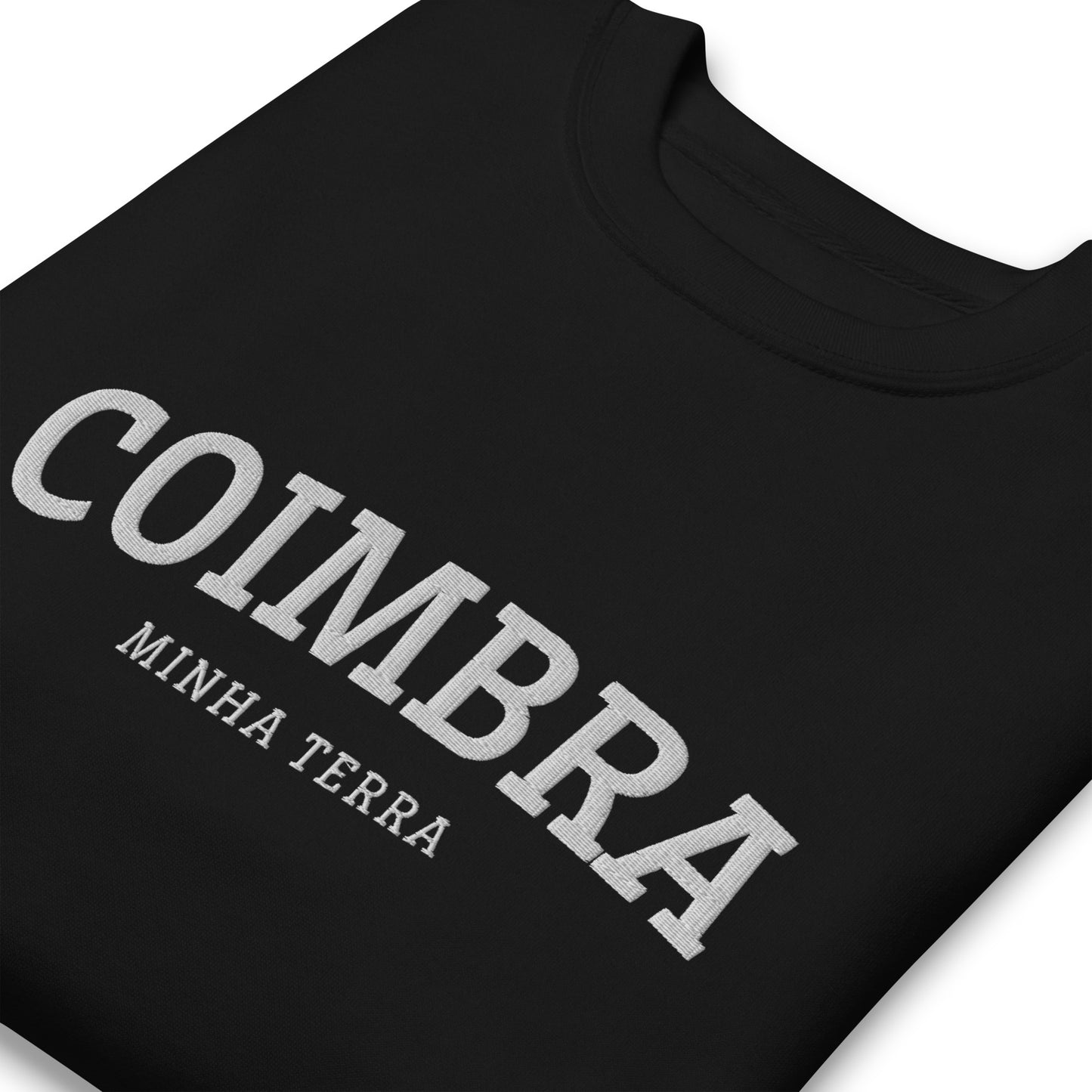Moletom bordado “Coimbra, Minha Terra”