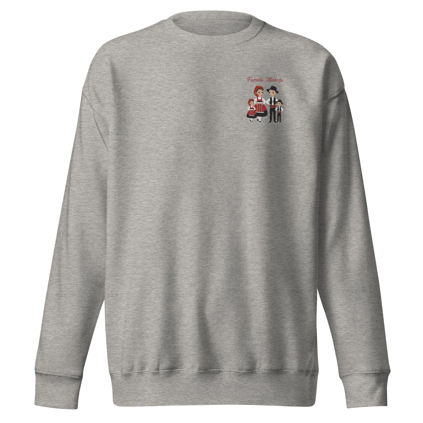 Moletom bordado “Família Minhota” personalizável