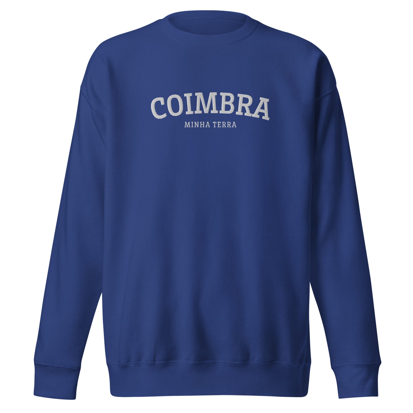 Moletom bordado “Coimbra, Minha Terra”