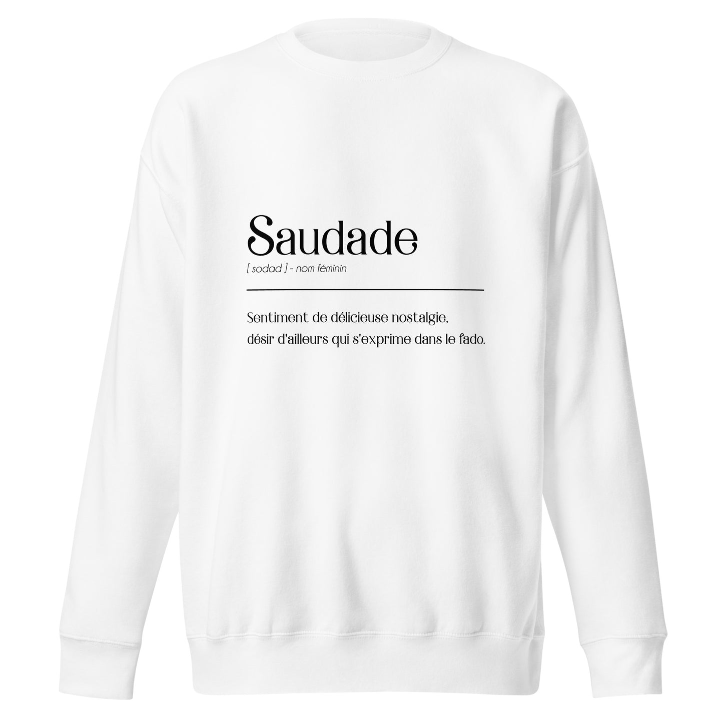 Moletom “Saudade Definição”