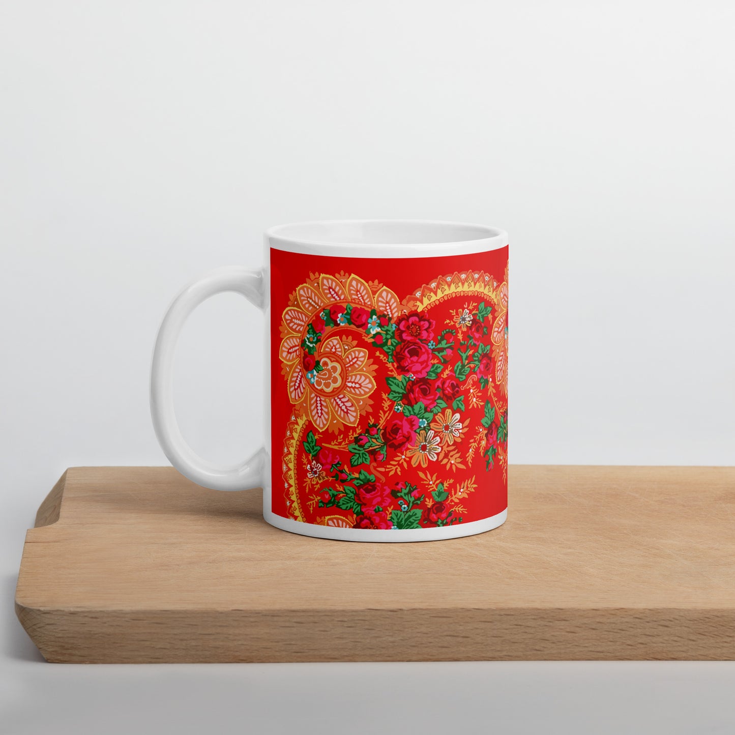 Mug « Foulard portugais Minhoto rouge »