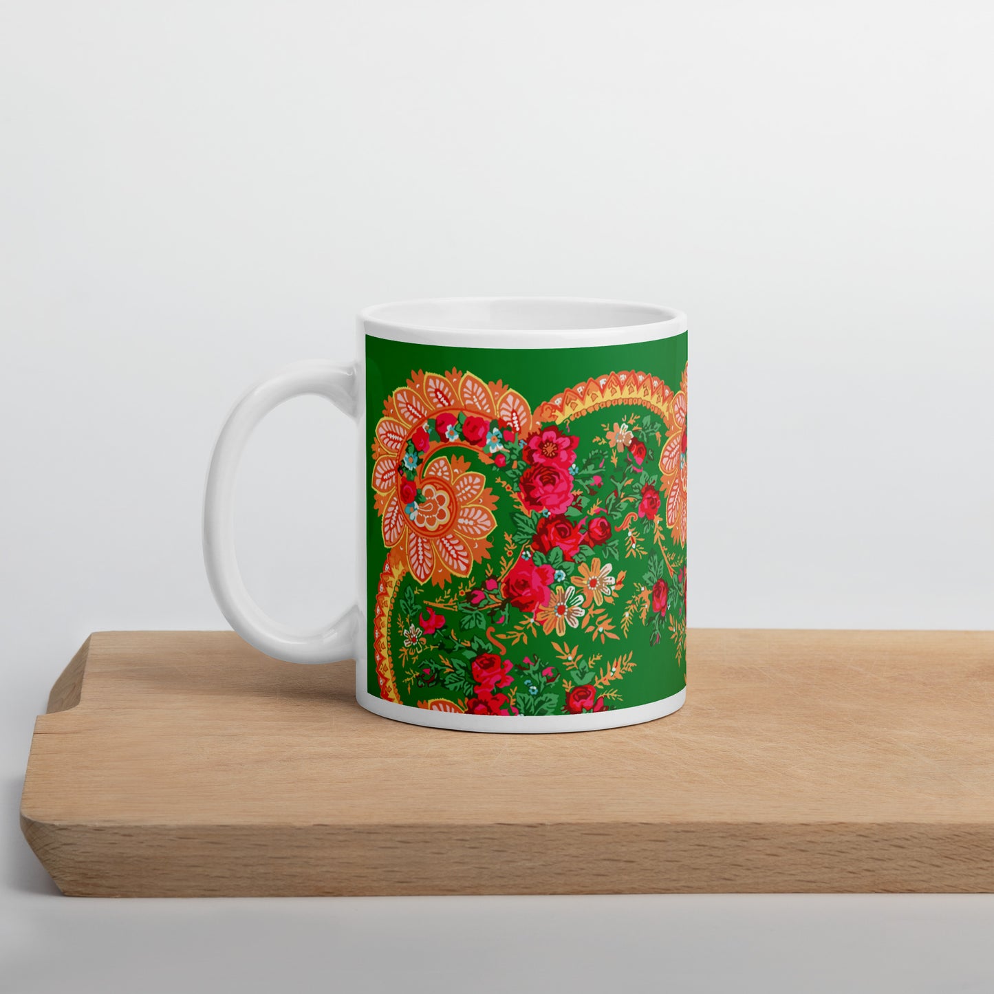 Mug « Foulard portugais Minhoto vert »