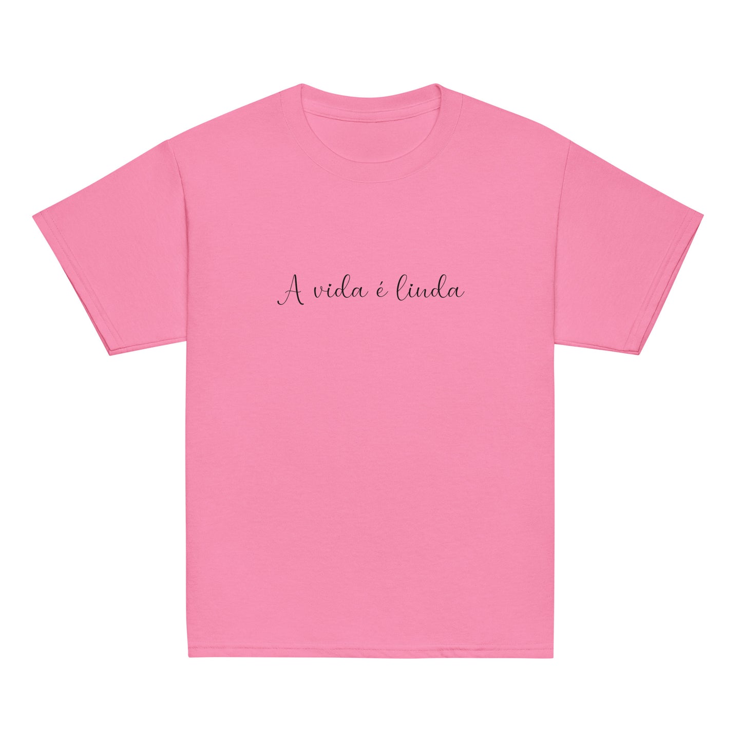 T-shirt infantil “A vida é linda”
