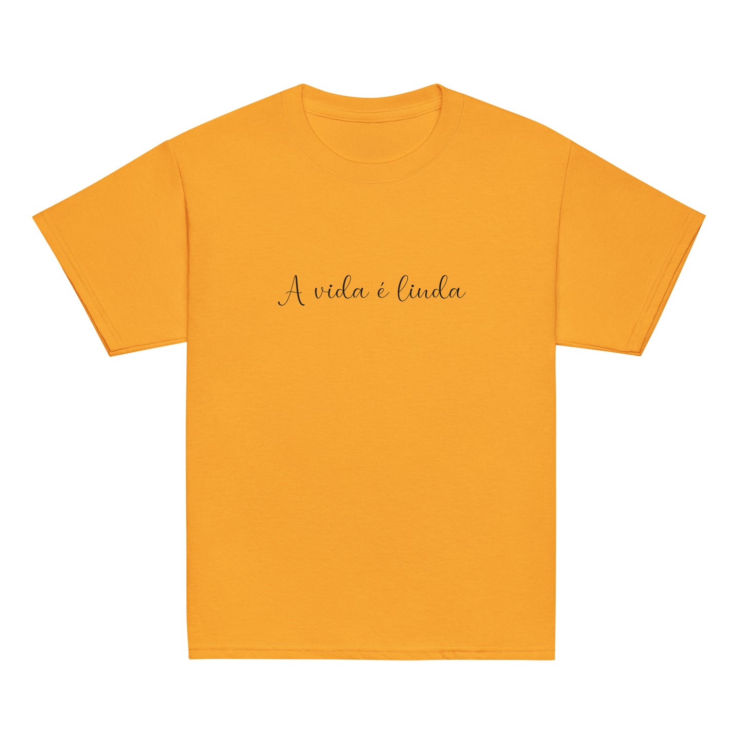 T-shirt infantil “A vida é linda”