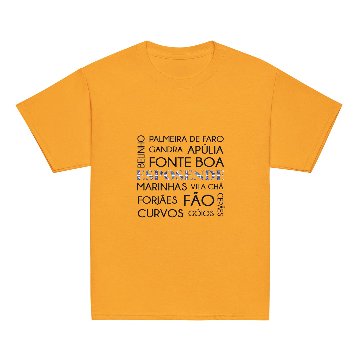 T-shirt infantil “Esposende e freguesias”