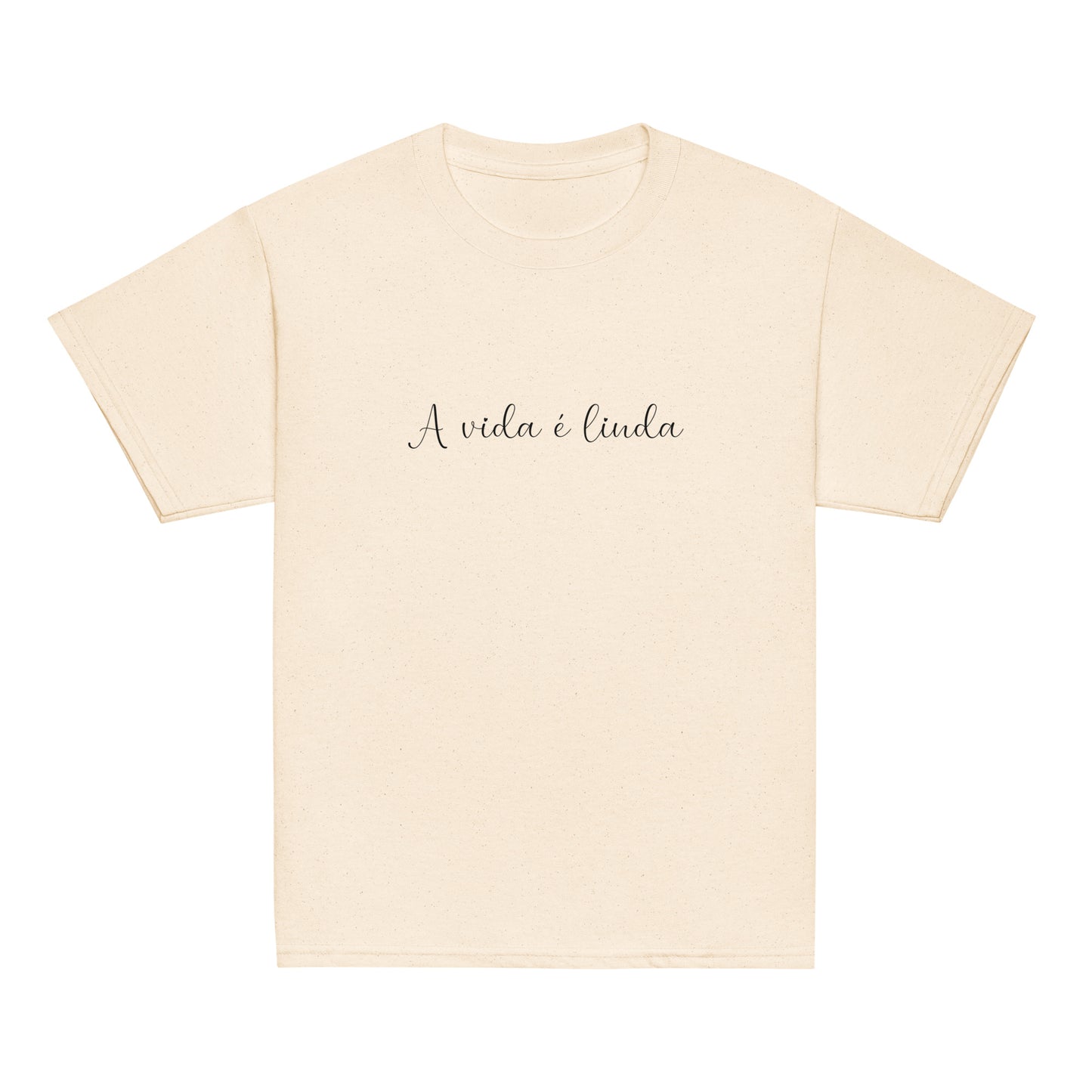 T-shirt infantil “A vida é linda”