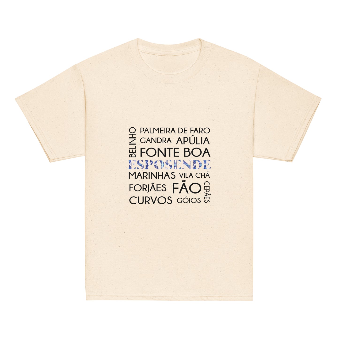 T-shirt infantil “Esposende e freguesias”