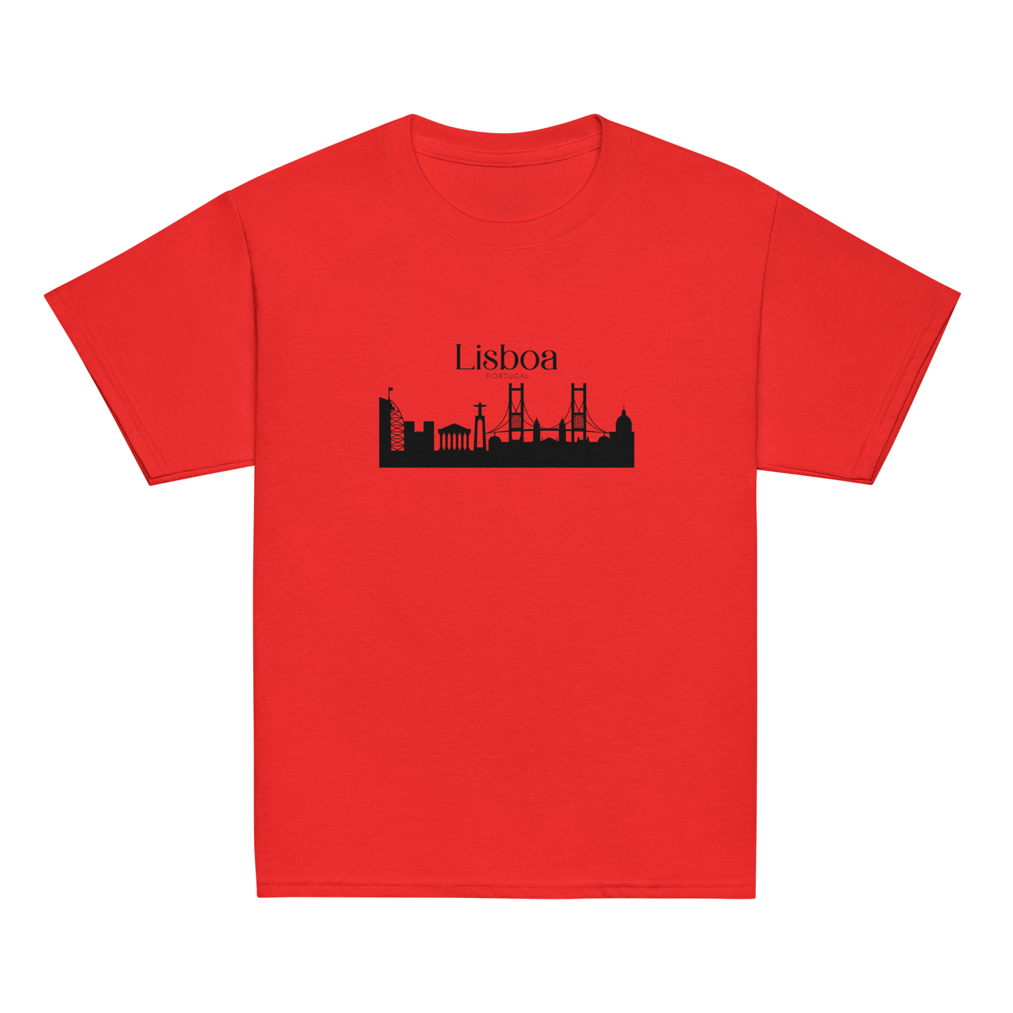 T-shirt enfant « Skyline Lisbonne »