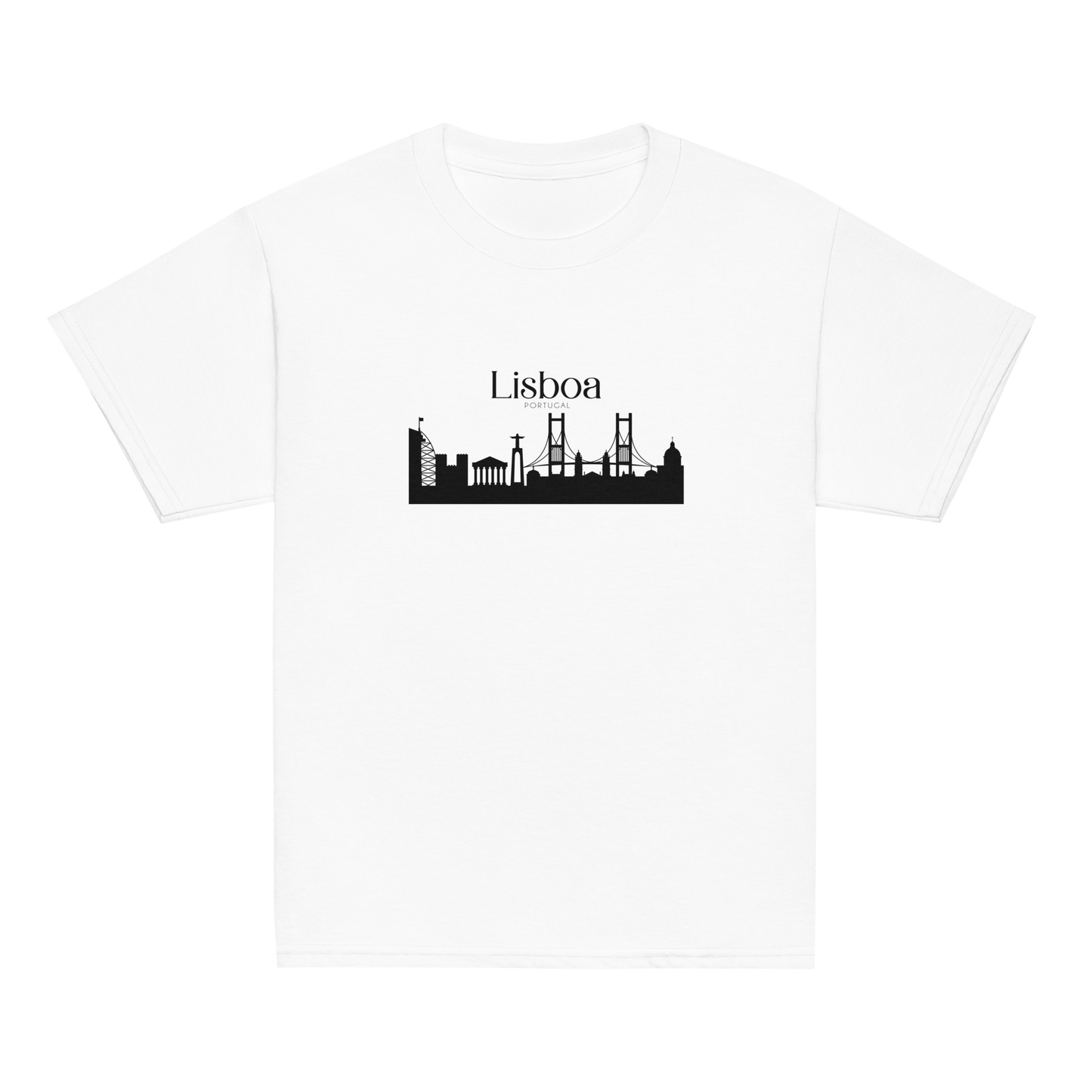 T-shirt enfant « Skyline Lisbonne »
