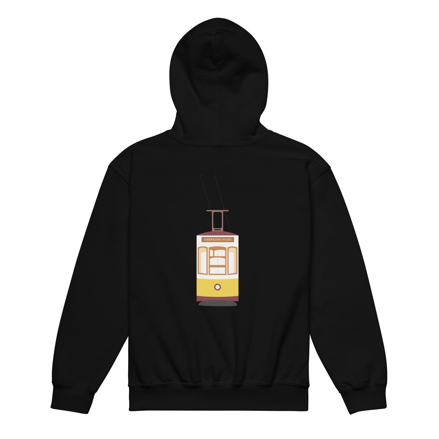 Sweat à capuche enfant « Tramway Lisbonne »