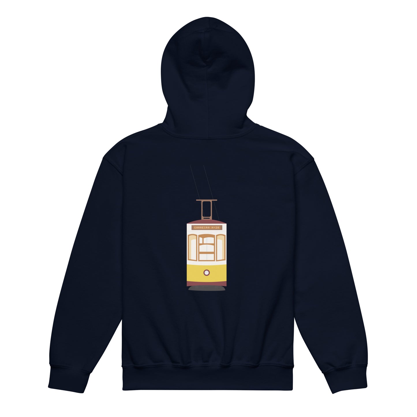 Sweat à capuche enfant « Tramway Lisbonne »