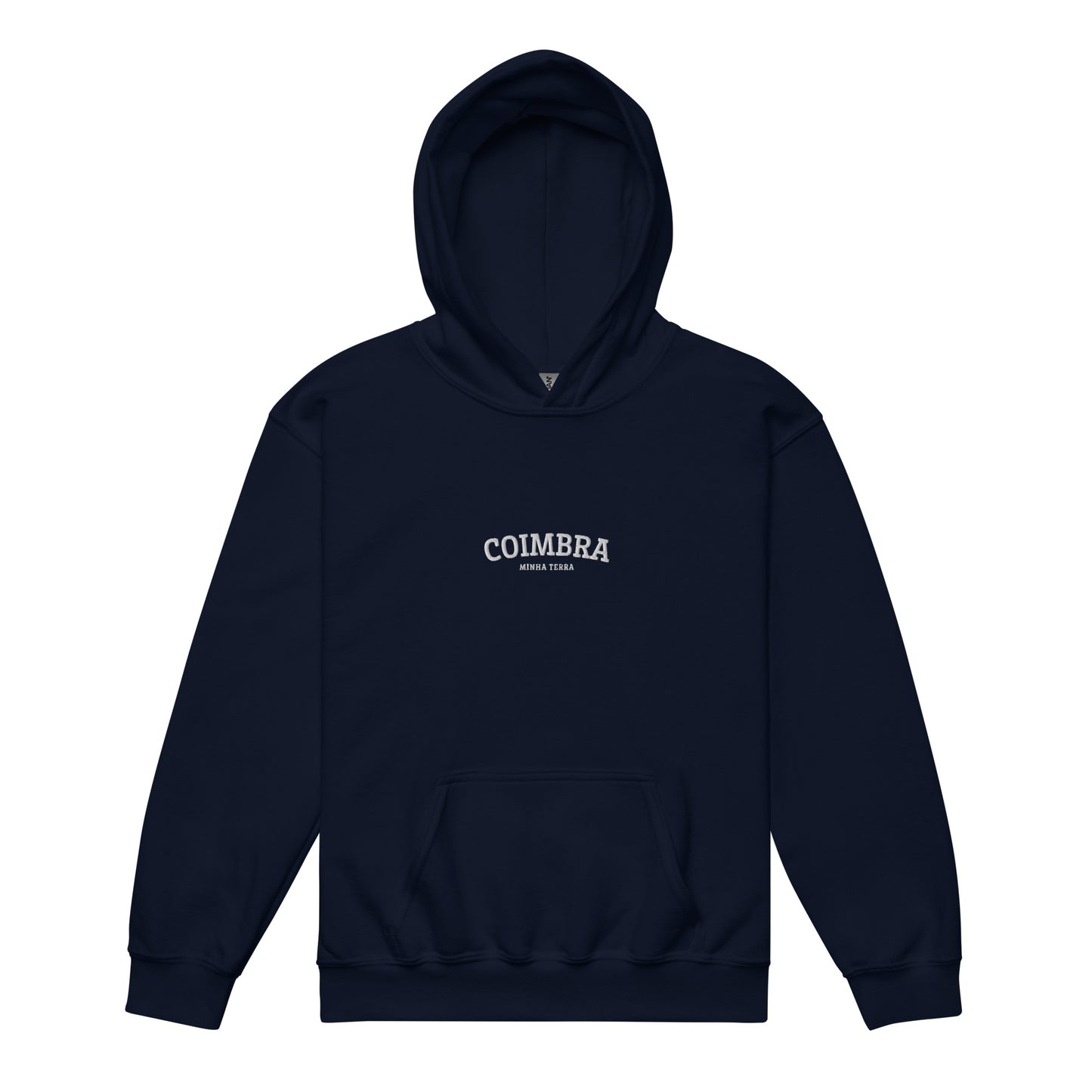 Sweat à capuche enfant brodé « Coimbra, Minha Terra »