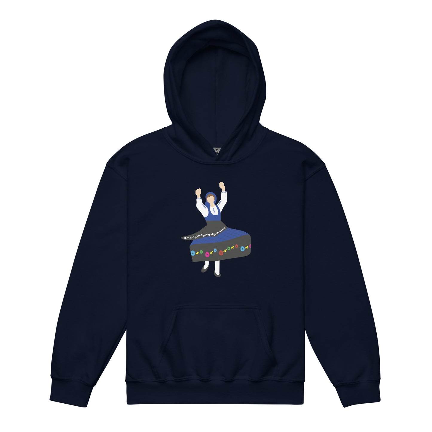 Sweat à capuche enfant « Minhota bleue »