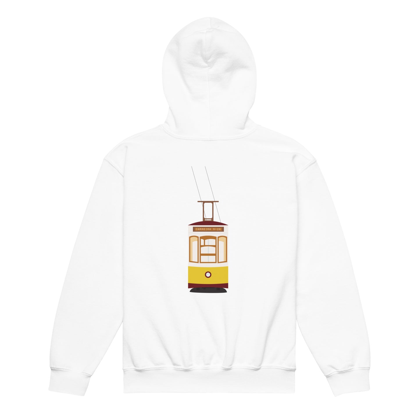 Sweat à capuche enfant « Tramway Lisbonne »