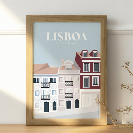 Affiche "Architecture Lisbonne"