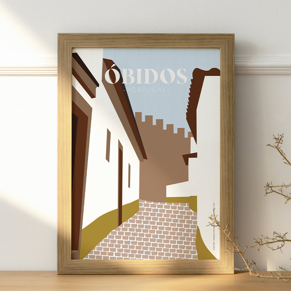 Affiche "Óbidos" - PDF à imprimer