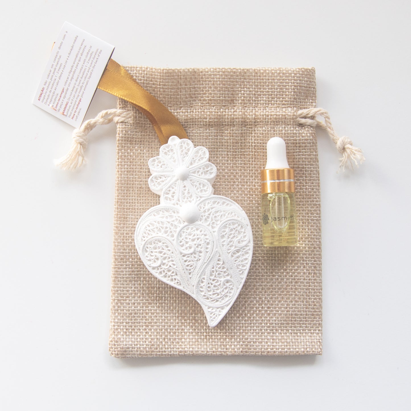Coeur de Viana parfumé « Blanc »