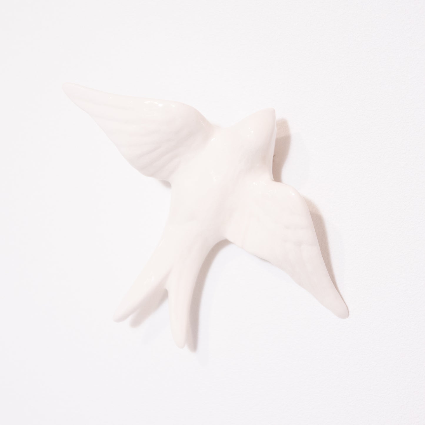 Hirondelle en céramique blanche - Edition limitée