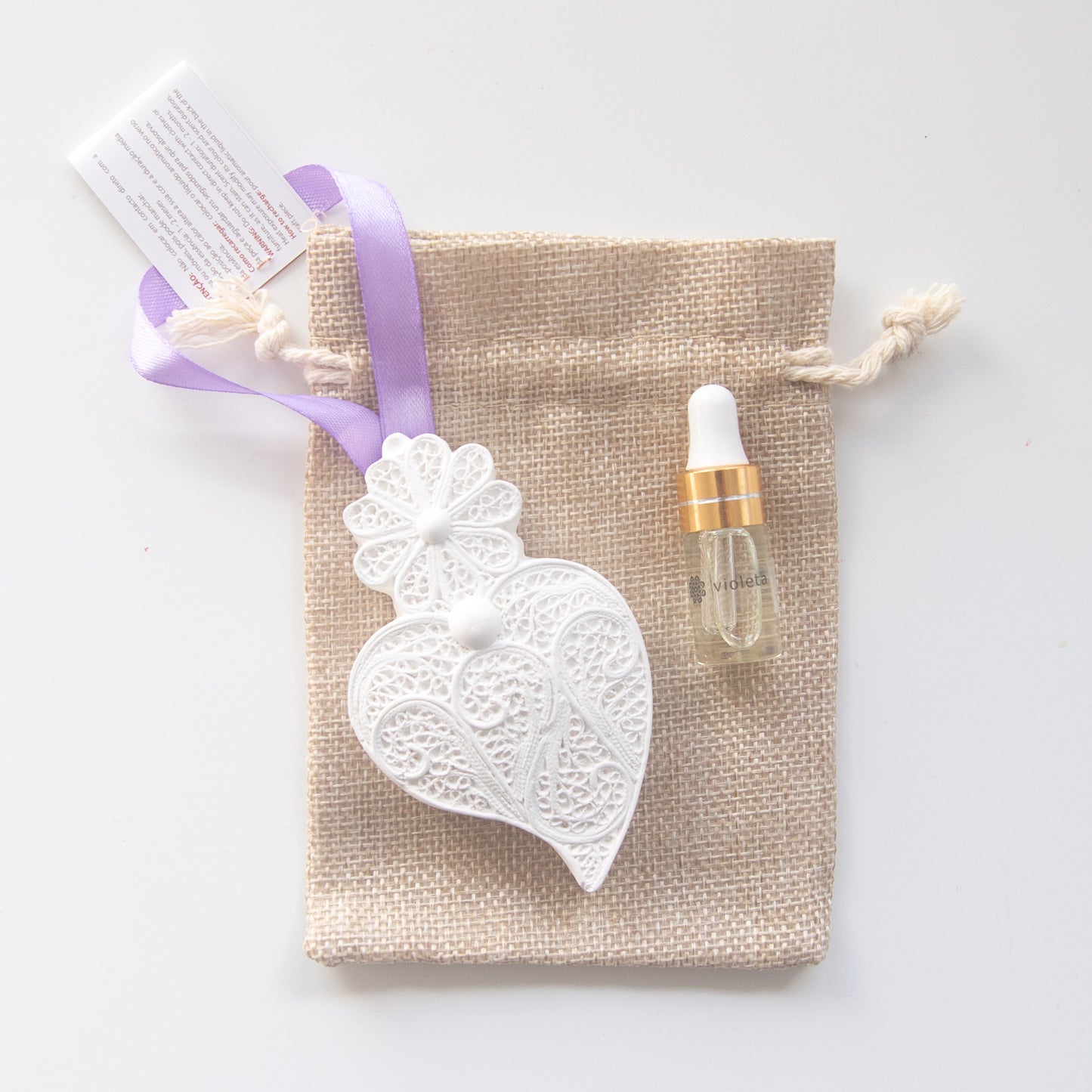 Coeur de Viana parfumé « Blanc »