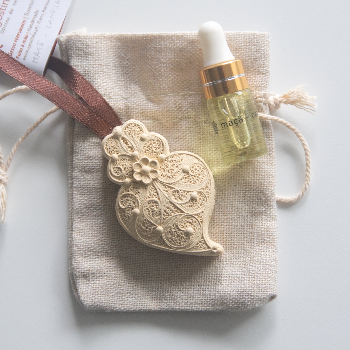 Coeur de Viana parfumé « Beige »