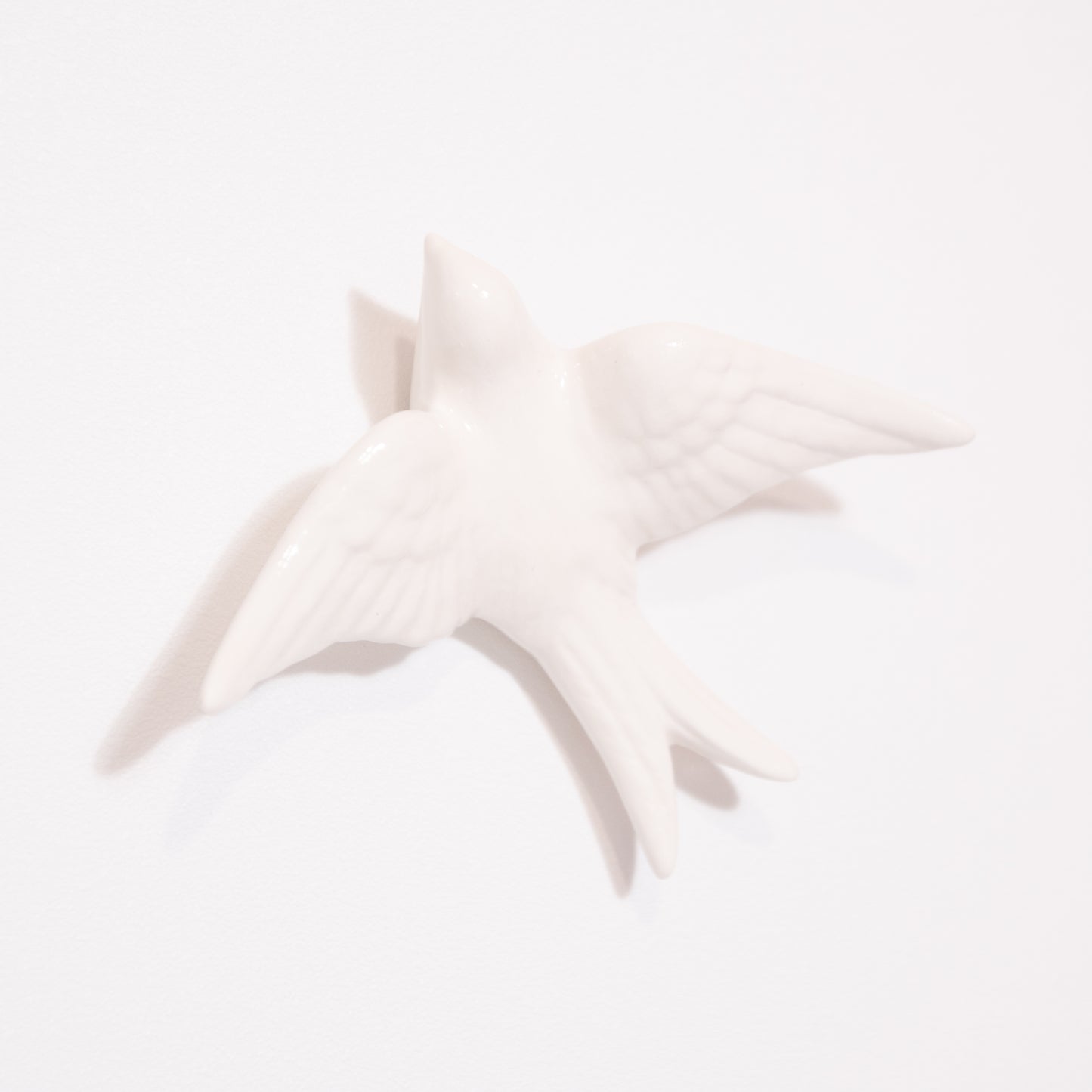 Hirondelle en céramique blanche - Edition limitée