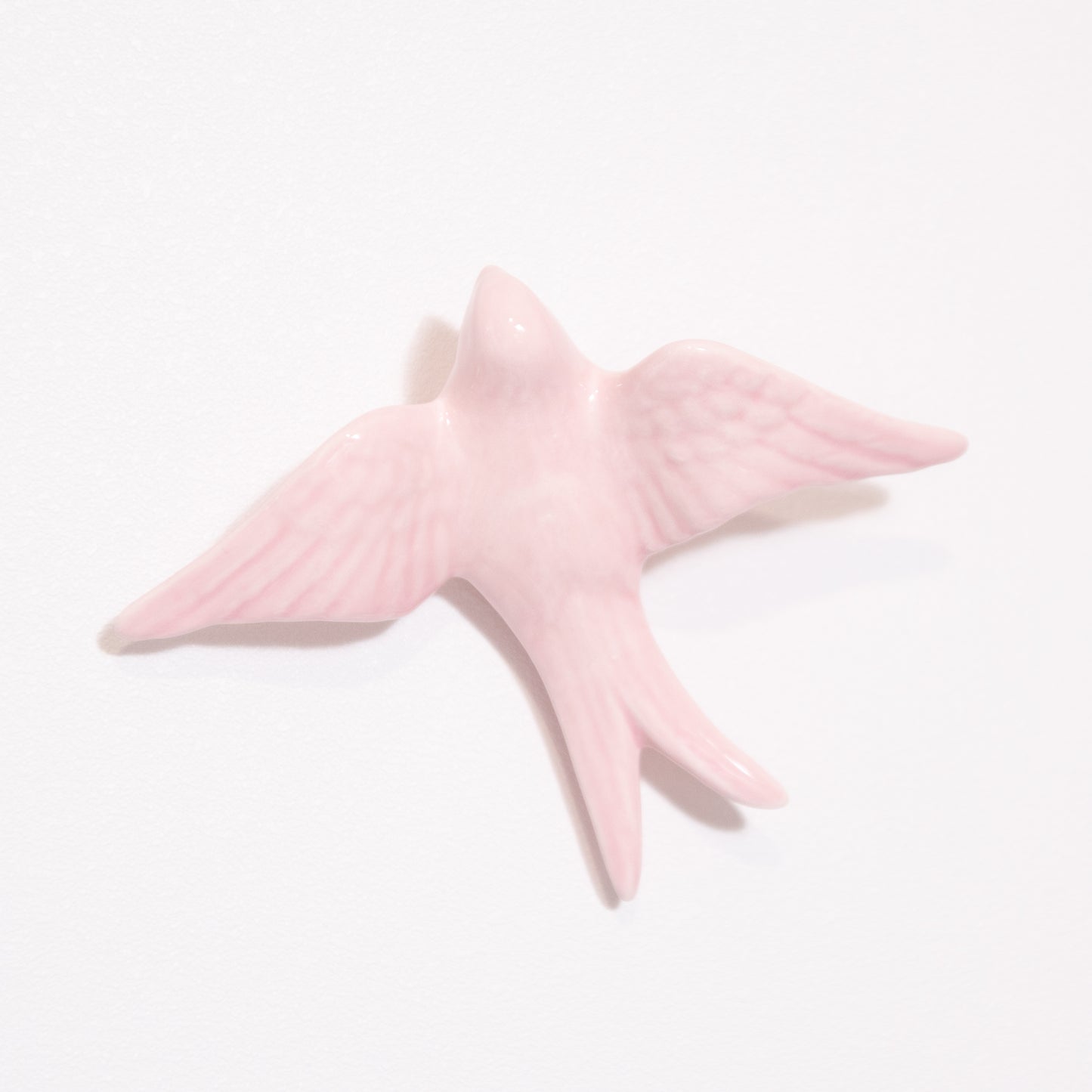 Hirondelle en céramique rose pâle - Édition limitée